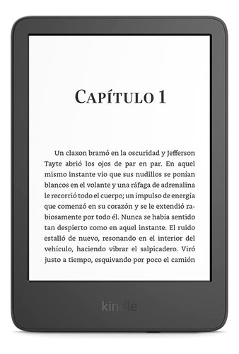 Nuevo Kindle 11 2022 Negro 16gb 300 Ppp Ad-free + Libros