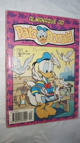 Gibi Almanaque Do Pato Donald - Nº 20 - Abril Jovem ( 5512 ) (Usado)