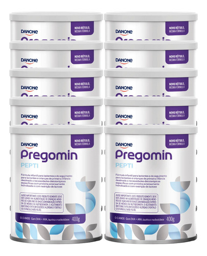 Kit Com 10 Pregomin Pepti 400g - Danone