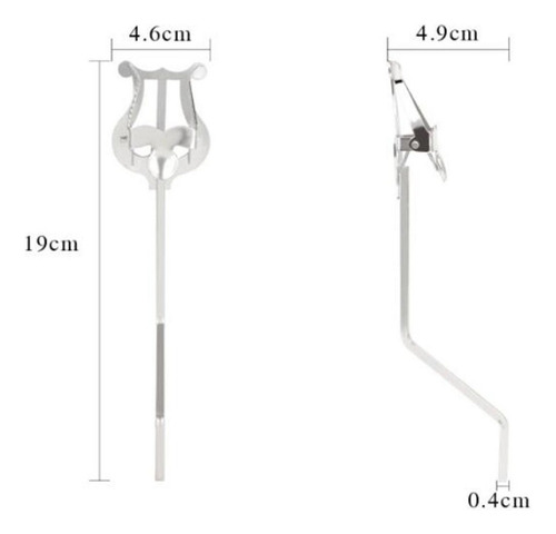 Clip De Partitura De Saxofón Alto Sax Lyre Clamp On Holder