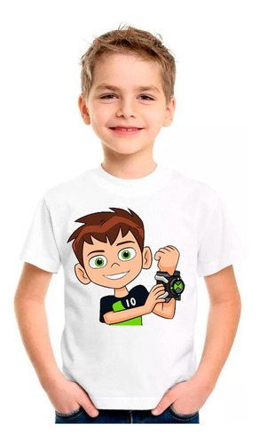 Camiseta Infantil Desenho Ben10 Criança06