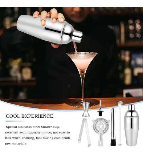Shakers Bartending Shaker Para Bebidas Kit De Herramientas D