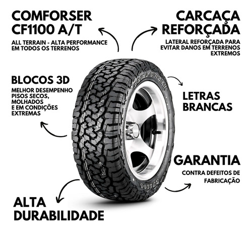 Pneu Aro 18 275/65r18 Comforser Cf1100 At 123/120s 10lonas