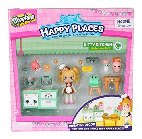 Happy Lugares Shopkins Pack De Bienvenida Kitty Kitschy