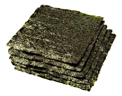 Algas Nori 100 Hojas Deshidratada Tostada