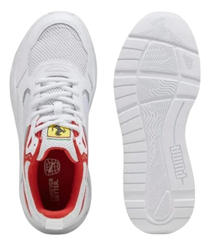 Tenis Puma Ferrari Scuderia Trinity Color Blanco/rojo Para Hombre - Original / Nuevo