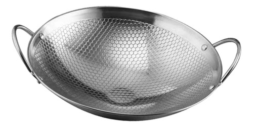 Wok Chinês, Wok De Aço Inoxidável, Wok De 9 Polegadas