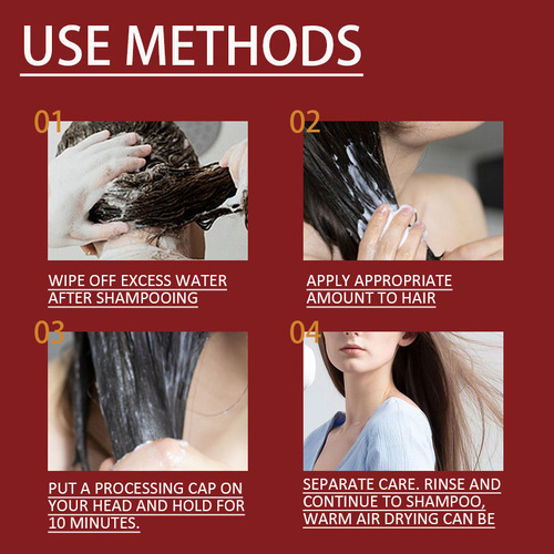 Reparador De Máscara De Cabelo Que Não Vaporiza Para Cabelos