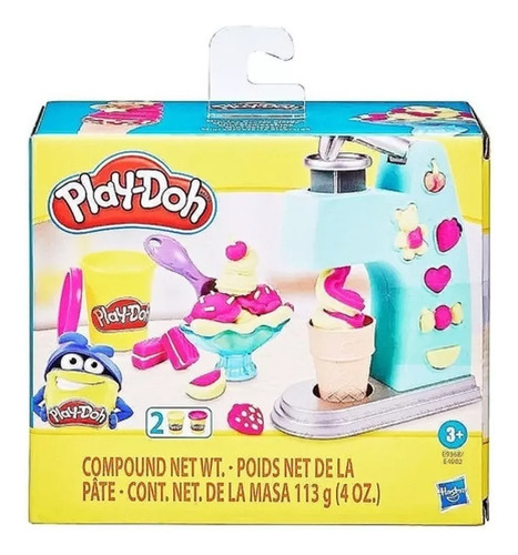 Juego Masas Plastilina Mini Heladeria Play-doh Hasbro Lelab Color Color