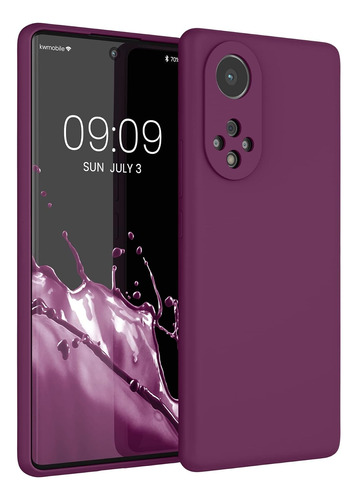 Estuche Silicone Case Compatible Con Huawei Nova 9  Gamuza 