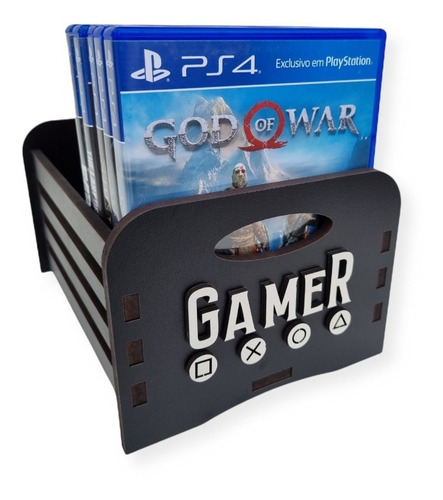 Porta Jogos Caixa Case Game Organizador Ps4 Ps3 Play Station