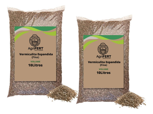 Substrato Vermiculita Expandida P/ Cultivo Indoor Grow 20l