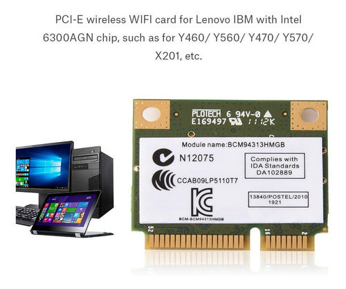 Zjchao Mini Bluetooth Wifi 2 Em 1 Cartão Para Intel/ati/amd