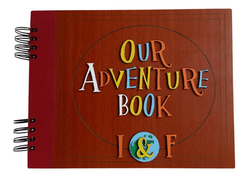 Libro Up Our Adventure Book Personalizado Aventuras Madera 