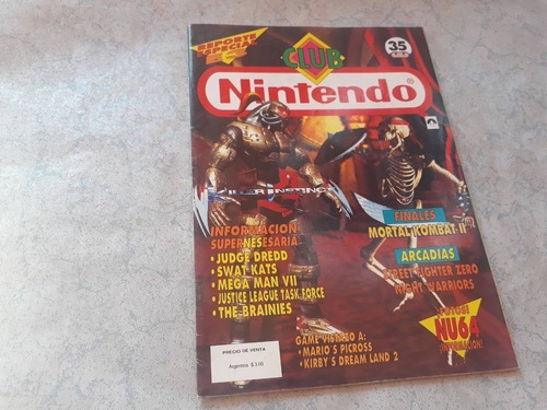 Revista Video Juegos Club Nintendo
