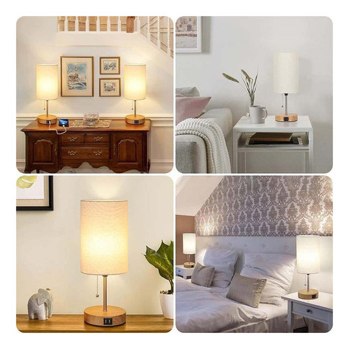 Candeeiro De Mesa Quarto, Candeeiro Toque Regulável 3 Vias