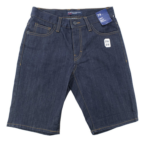 Bermuda Short De Mezclilla, Para Caballero Plhm Talla 28