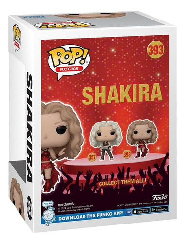 Funko Pop! Rocks: Shakira (super Bowl) 393