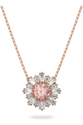 Collar Con Colgante De Swarovski Con Motivo De Sol De Crista