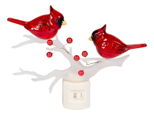 Cardinals On Branch - Base Giratoria De Plastico De 7.0 X 6.