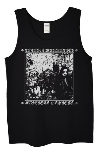 Polera Musculosa Satanic Warmaster Strengh Metal Abominatron