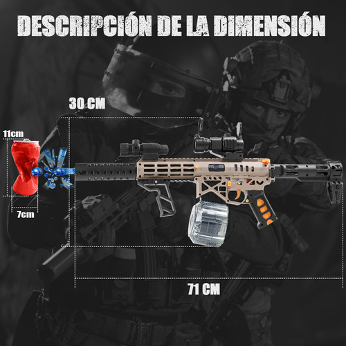 Pistola De Hidrogel Lanzador Juguete Automática Mk1