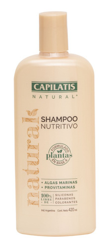 Shampoo Capilatis Nutritivo Natural (plantas) 420 Ml