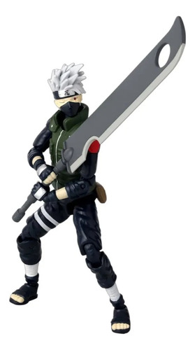 Figura 17cm Articulada Naruto Kakashi Hatake Bandai Ninjawar