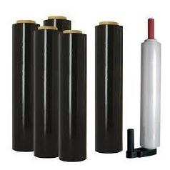 Imagen 3 de 10 de Rollo Plástico Negro Para Construccion