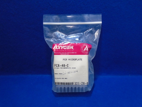Placa De Pcr De 48 Pozos Paq. C/10 Pzs Axygen Cat Pcr-48-c