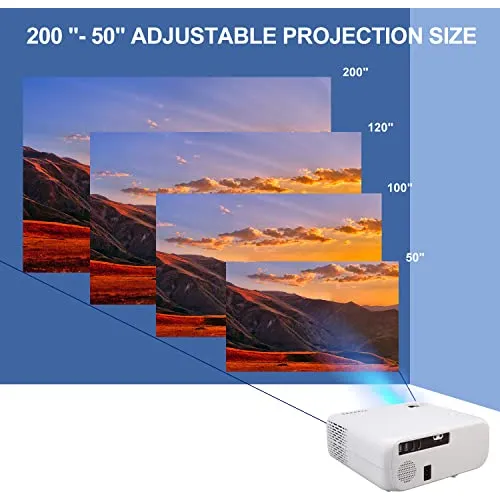 Proyector Wifi Y Exteriores, Proyector De Películas ...