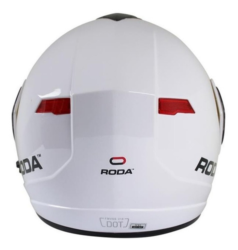 Casco Roda Luminar Abatible Luz Led Gafas Certificado Dot