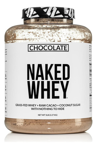 Naked Whey Proteina Animal Desnaturalizada Chocolate 5 Lb