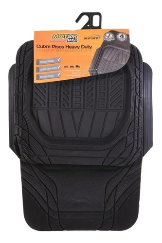 Cubre Piso Autos Premium Heavy Duty 4 Piezas Motorlife/ecban