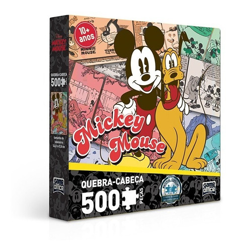 Quebra Cabeça Puzzle Mickey Mouse Edição Especial 500 Peças