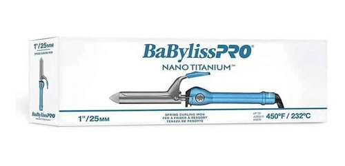 Tenaza Para Cabello Profesional Babyliss Nano Titanium 1 