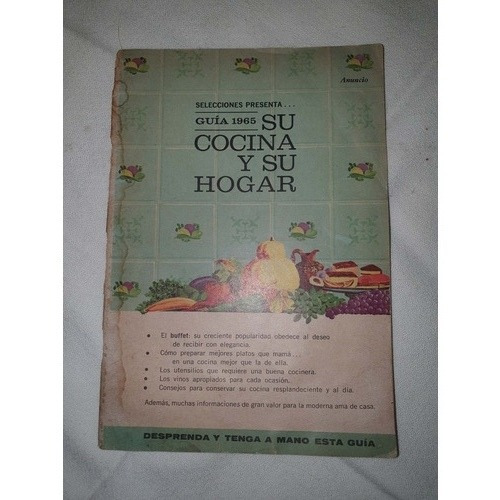 Selecciones Guia 1965 Su Cocina Y Su Hogar En La Plata. R