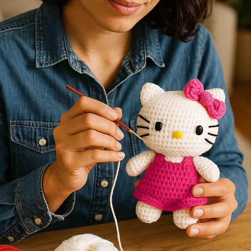 Kit Amigurumi Colecao Hello Kitty Circulo