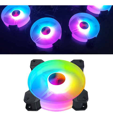 Ventilador De Caixa Arco-íris De 120 Mm, Sem Controlador