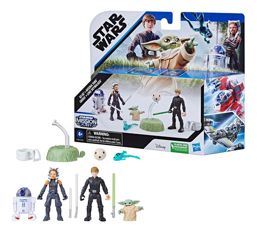 Star Wars Mission Fleet Grogu Luke Skywalker R2-d2 Ahsoka