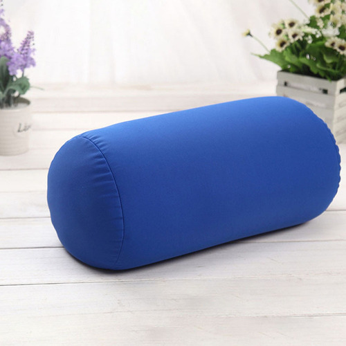 - Cómoda Almohada Enrollable Microbead Bolster, Redonda Y