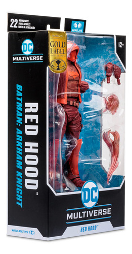 Boneco De Ação Mcfarlane Toys Dc Red Hood 18 Cm Arkham Knigh