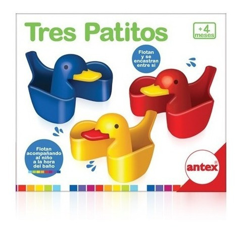 Tres Patitos Encastre Juego Para El Baño Original Antex 2273