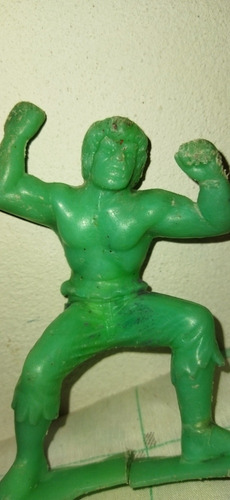Hulk Bootleg 80s El Hombre Increible Lou Ferrigno 11cm Rev22 (Usado)