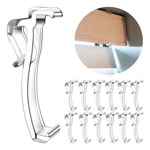 Clips Para Cenefa De 2.5 Pulgadas Para Ventanas Y Persianas,