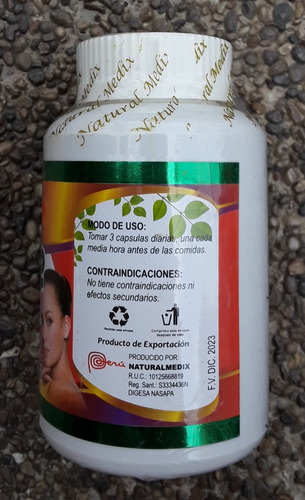 Aguaje + Maca Negra + Fenogreco Crece Gluteos Y Senos Busto