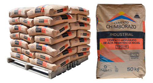 Cemento Chimborazo Industrial He 50kilos