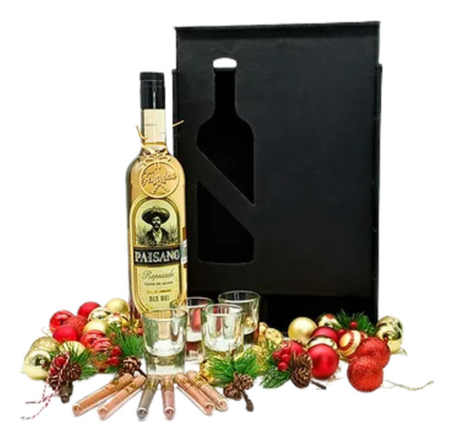 Caja De Regalo Con Botella De Tequila, Sales Y Caballitos