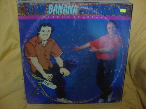 Vinilo Cesar Banana Pueyrredon Tarde O Temprano Insert M2