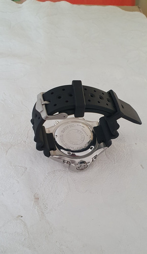 Citizen Aqualand Jp1060 Fundo Azul Usado Preto Prateado Azul